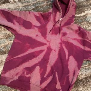 Bleached Heather Purple Hoodie